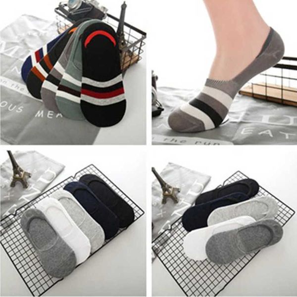 

men's invisible shallow summer thin low versatile socks 2 options, Black