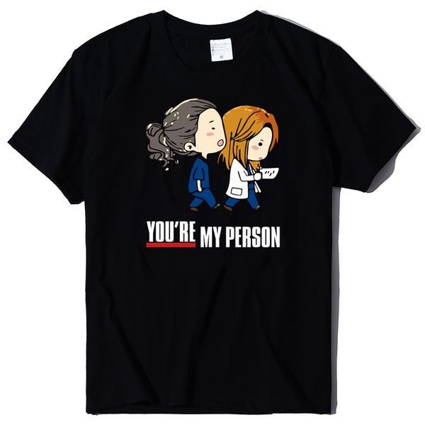 

summer women's men's you my person alphabet print large t-shirt, White