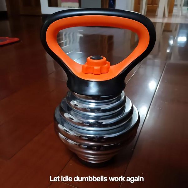 

dumbbells adjustable kettlebell grip suitable for weight plates kettle bell home gym fitness exercise muscles handle push up bar equipment