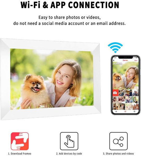 

digital po frames po 2021 promotional products arrival built in 16gb memory 10 inch wifi