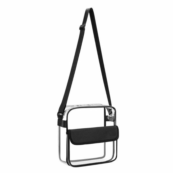 

clear bag shoulder tote bag travel shopping gym beach storage portable handbag packaging bags