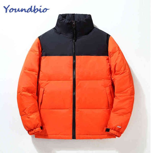 

's down 2021 winter new print fashion thickening warm s waterproof soft shell windbreaker et for men, Black;white