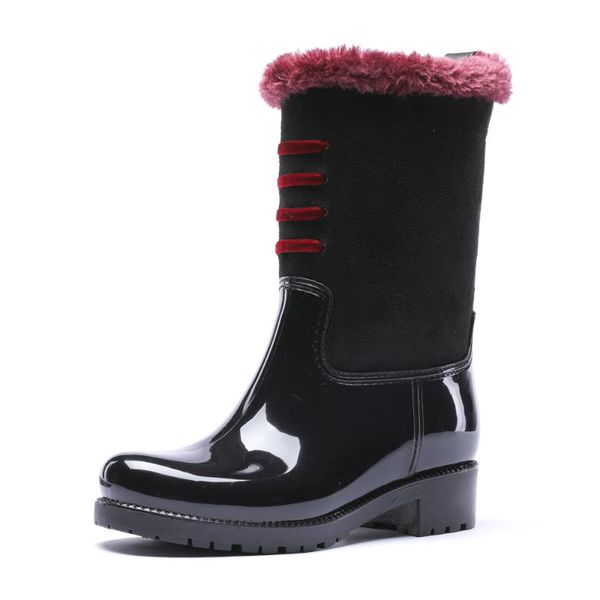 

boots 20-1207 tongpu women's waterproof rain fashion winter, Black