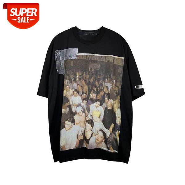 

SEVEYFAN 2021 Men's Fashion Characters Graffiti Tees Hip Hop Oversize Tees Summer Short Sleeve Cotton Tops for Male #lC6x, White;black