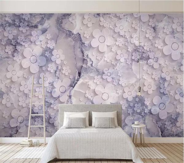 

wallpapers mural custom wallpaper 3d three-dimensional embossed jade carving living room marble tv background wall papel de parede