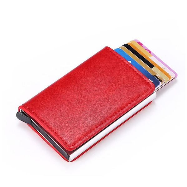 

bycobecy 2020 function credit card holder pu leather card case casual women wallet business cards jllaxg