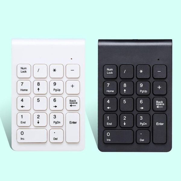 

keyboards 2.4ghz wireless numeric keypad 18 keys digital keyboard for accounting teller lapnotebook tablets