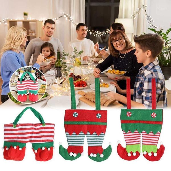 

christmas decorations stocking xmas gift holders wedding candy bag tree filler sacks santa pants style