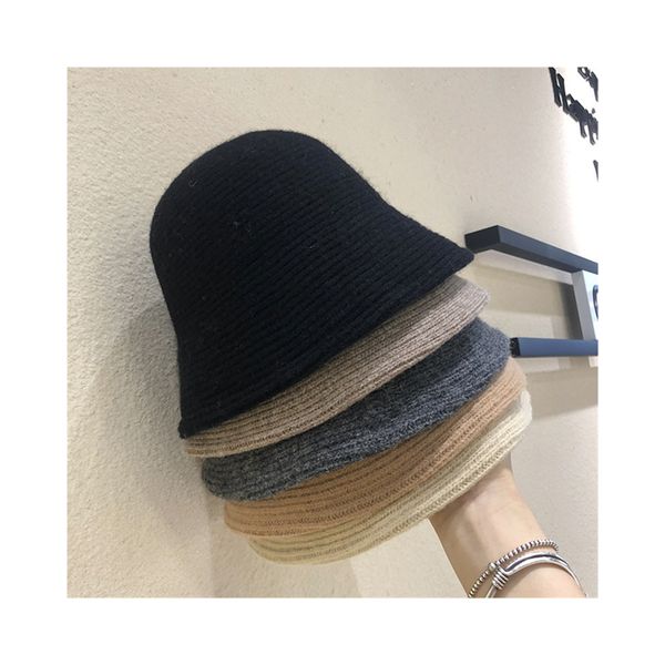 

autumn/winter korean fisherman hat thickening warm knit woolen cap, Blue;gray