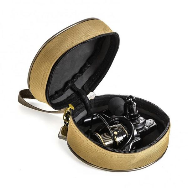 

fishing accessories outdoor reel portable round storage basket tackle tools bag container