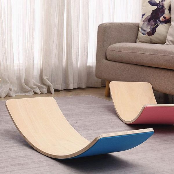 

8-tier maple wood board 36inch fitness yoga exercise training workout tool children entertainment seasaw toy equipment