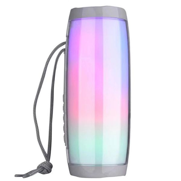 TG157 Drahtloser Bluetooth-Lautsprecher, tragbare Bass-Soundbox, leistungsstarke, wasserdichte Säule, HiFi-TF-FM-Radio mit LED-Licht