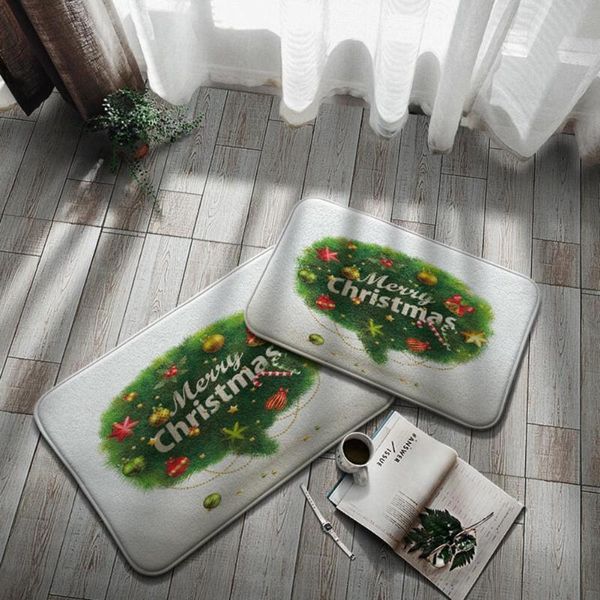 

toilet seat covers bath mat wear resistant floor thin non-slip useful front door decoration christmas