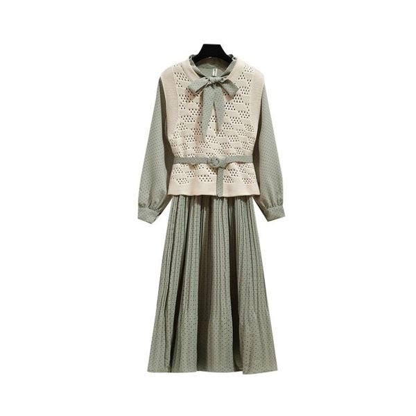 

women's two piece pants autumn winter knitted 2 set women chiffon pastel conjunto feminino ensemble femme year-old femal costume, White