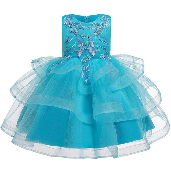 

2021 girls princess party costumes performance new year gift 5nlf, Red;yellow
