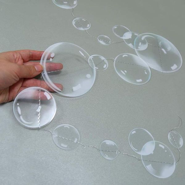

party decoration 4pcs/2packs hanging floating for home wedding holiday bubble garlands prom birthday background pool kids room