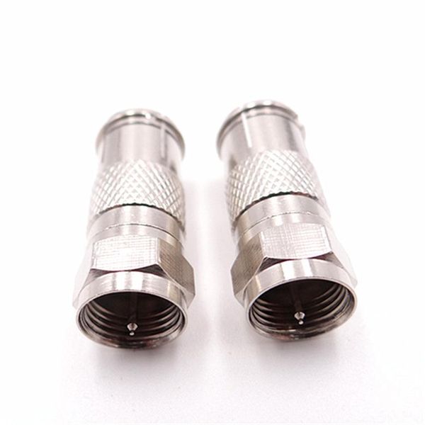 

dhl 50pcs tv male plug to rca female jack coax/coaxial cord adapter