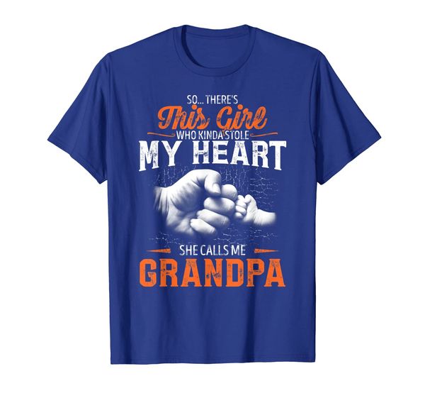 

girl who kinda stole my heart she calls me grandpa shirts, White;black
