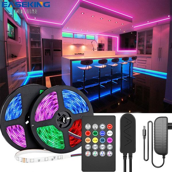 

rgb led strip light bluetooth bluetoth controller led flexible lamp ribbon diode stripe dc 12v 24v light strip 20m 15m