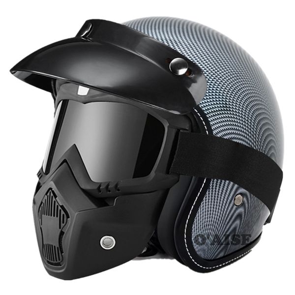 

3/4 classic motor helmet tk80