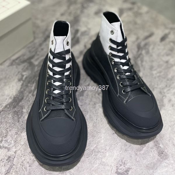 

dress shoes naza high canvas shoes with the same style, lovers' casual fashion shoes, temperament, thick bottom, inner increased breath, Black