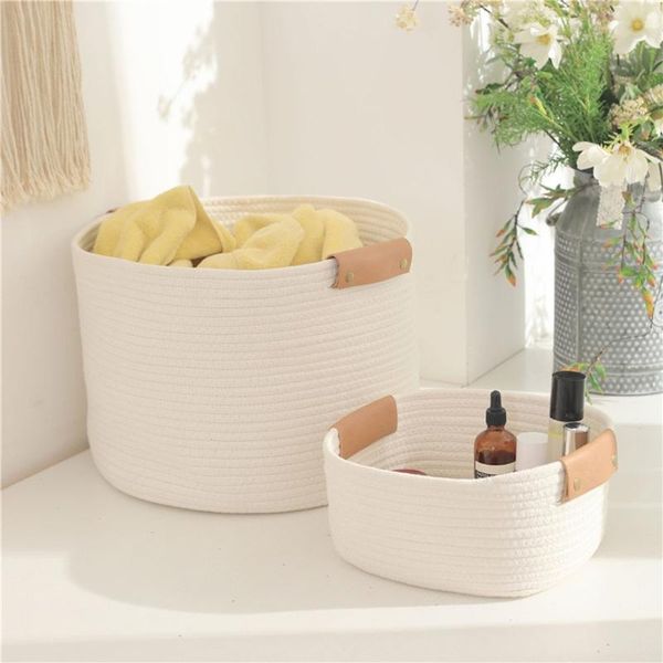 

storage baskets hand woven clothing laundry basket clothes bucket toys container cosmetic sundries holder