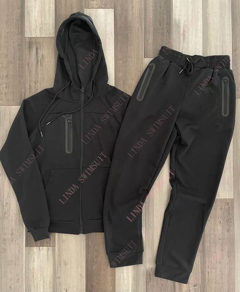 

designer hooded hoodies tracksuits logo print mens casual street leisure fashion streetwear pullover sweatshirts long sleeves coat and pants, Gray