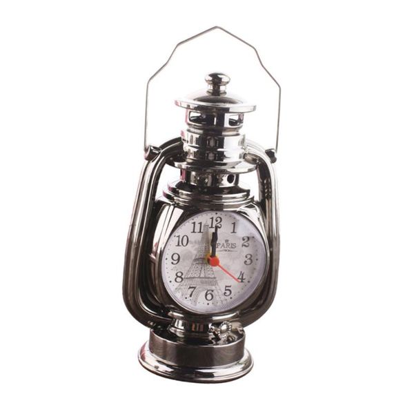 

other clocks & accessories 1pc vintage oil lamp alarm clock table deskcraft ornament without battery for bedroom living room decoration