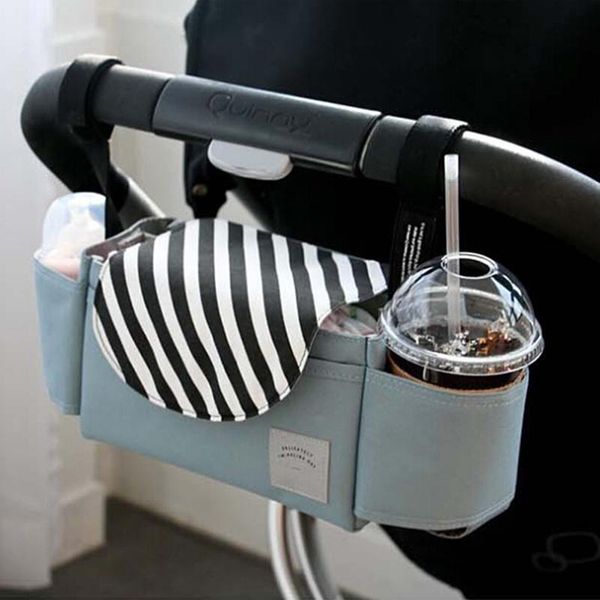 

2021 new universal baby bag large capacity baby stroller hanging bag multi-function diaper nappy storage