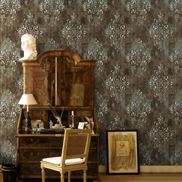 

wallpapers american rural retro wood like diamond lattice kitchen bedroom living room tv background wall pvc self-adhesive wallpaper