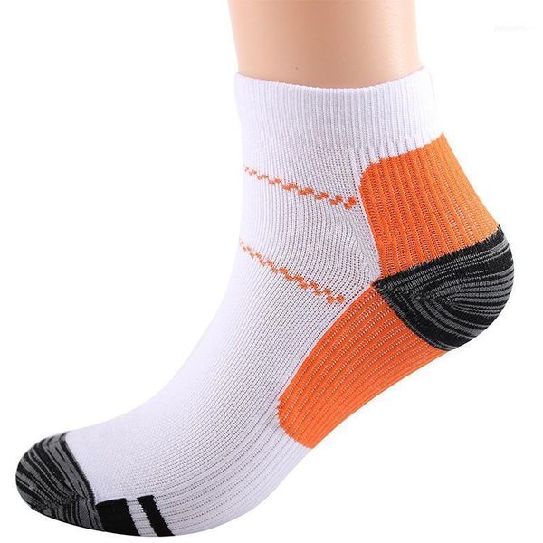 

men's socks fashion women men nylon sports breathable patchwork ankle length short compression for cycling skiing soccer running1, Black
