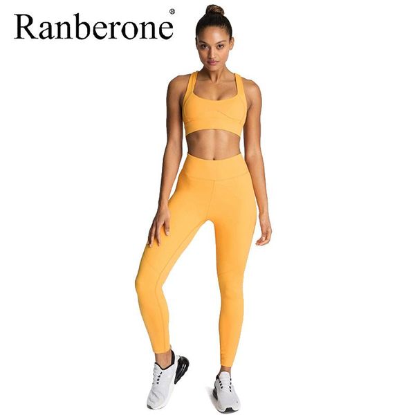 

suit women sport push up yoga 2 piece set bra and leggings seamless buckle fitness gym suit workout tracksuit sportswear, White;red