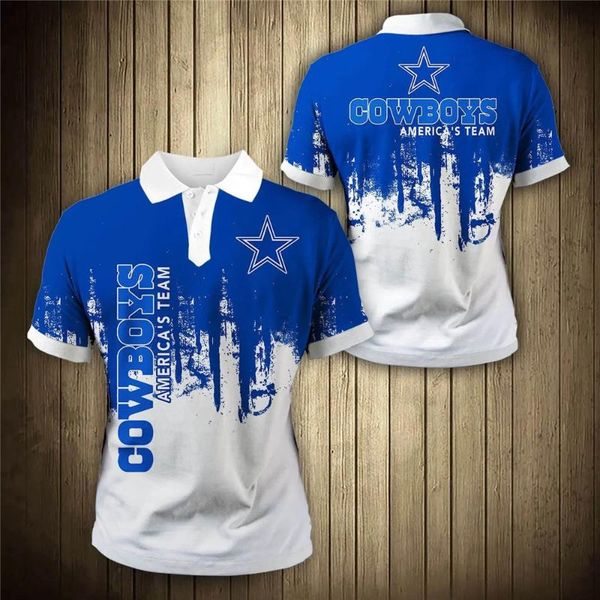 

men's polos 2021 five-pointed star printing casual 3d, White;black