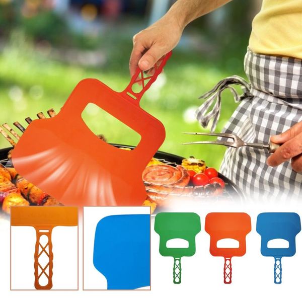 

tools & accessories bbq hand crank blower barbecue fan tool manual combustion outdoor cook camping practical household gadgets