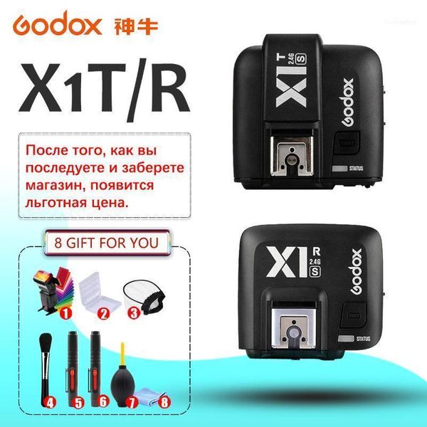 

godox x1t x1 kitl 2.4g wireless flash trigger transmitter receiver for 685 v860 ii speedlite11