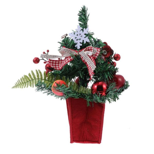 

party decoration 1 set deskchristmas tree tabledecor ornament mini xmas for store home