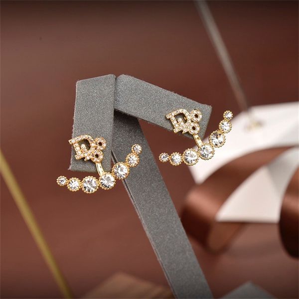 

new gold full brilliant diamonds earrings, Silver