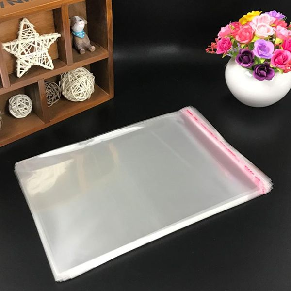 

transparent self sealing poly opp plastic bags width 17cm/18cm gift packing self adhesive cookie candy packaging cellophane bag