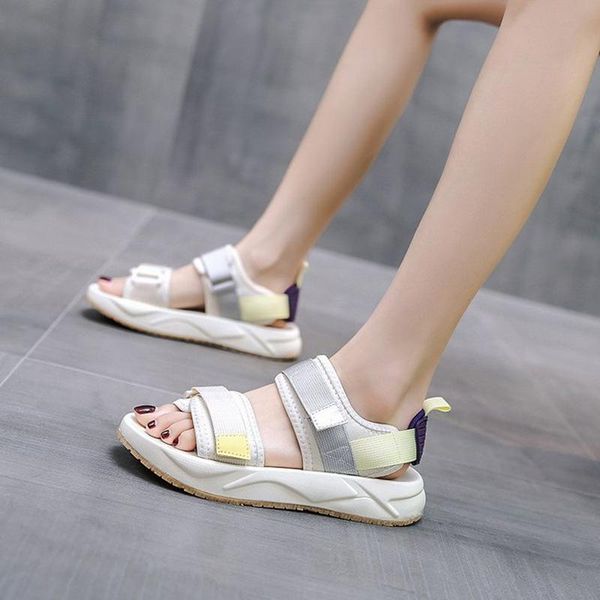 

sandals summer ladies fashion platform casual slippers, Black