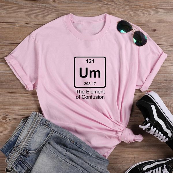 

women's t-shirt um the of confusion graphic tshirt women short sleeve cotton tshirts woman loose harajuku femme, White