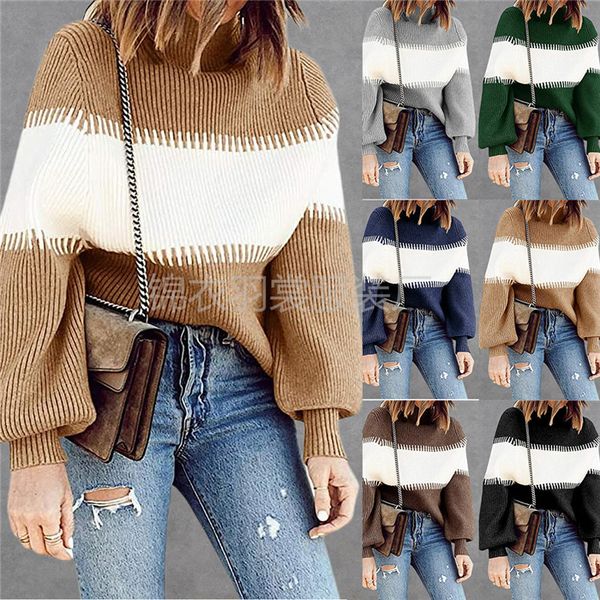 

2021 winter new product personality fashion net red bottomed sweater knitted for women, White