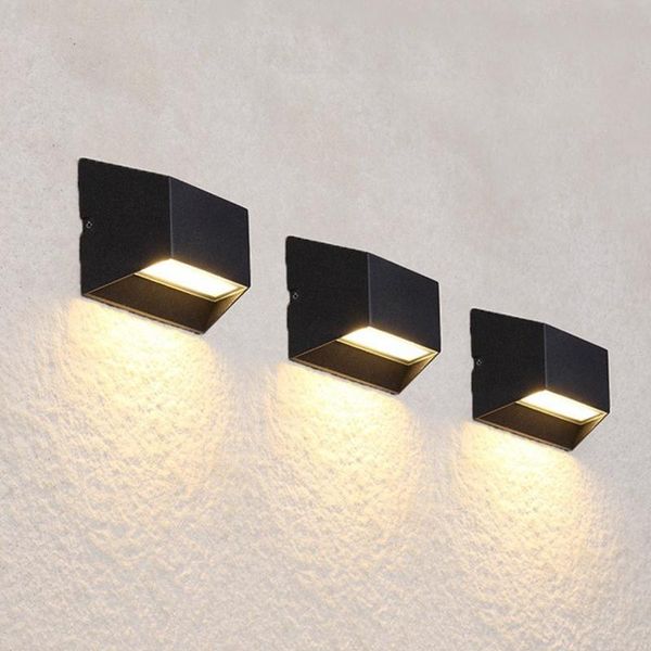 

modern 5w 10w outdoor led wall light aluminum waterproof ip65 wall lamp garden porch patio aside courtyard light ac85~265v