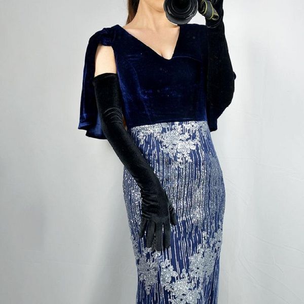 

bridal gloves charmpange opera long white red velvet for women formal evening costume stretchy warm fashion mitaines de mariee