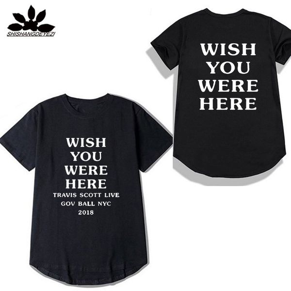 

2021 new fashion printing hip-hop man woman travis scott harajuku t-shirt i hope you believe here an4j, White;black