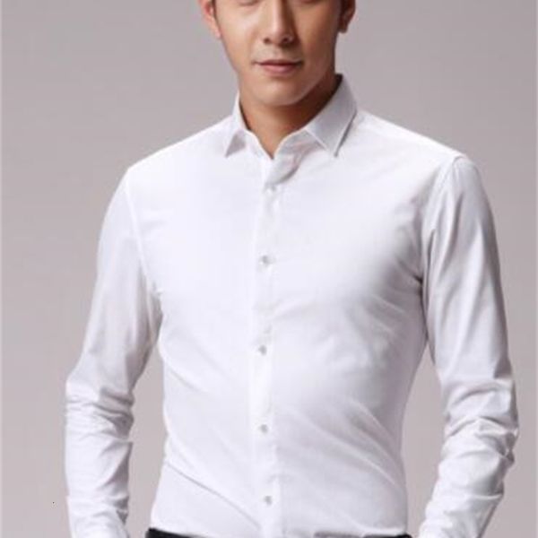 

new autumn long - sleeved shirts men slim cotton men's shirts g-8 8817, White