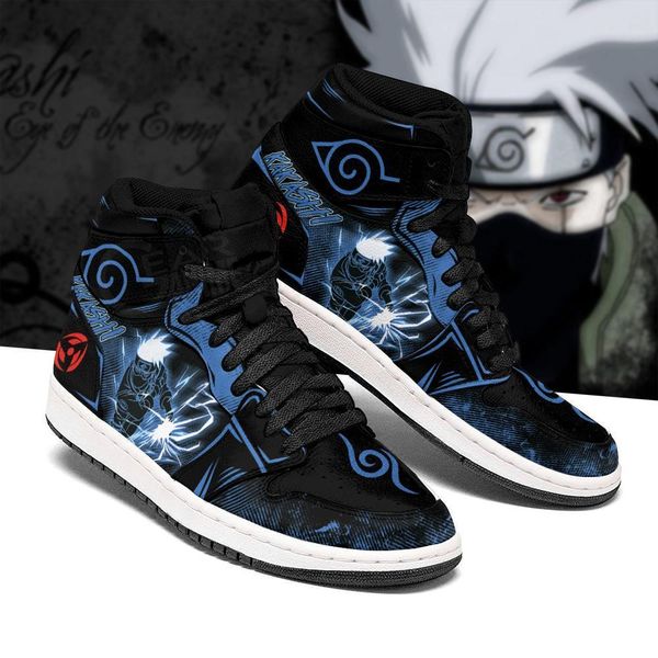 

kakashi sneakers anime custom sho lightning skill