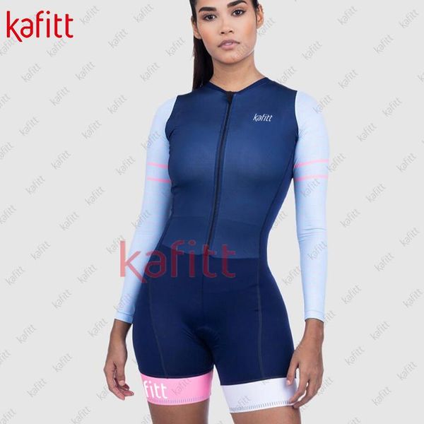 

racing sets cavite cycling , women athletes women's sweatshirt suits, jumpsuits, macaquinho ciclismo feminino manga longa, Black;blue