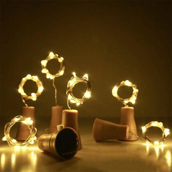 

strings 10leds 20leds cork string lights solar wine bottle led fairy light for wedding christmas holiday party garland gift decoration
