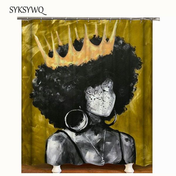 

shower curtains african curtain women bathroom waterproof drop bath