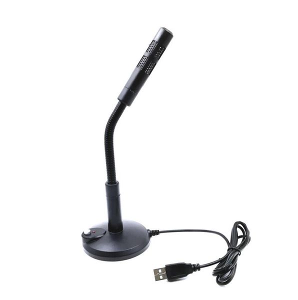 Esnek Masaüstü USB Mikrofon PC Laptop Ile Mac PS4 Mikrofonlar Gooseneck Tasarım Uyumlu USB Şarj Edilebilir Toplantı Online Çalışma Kullanımı